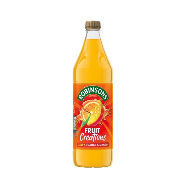 Robinsons Fruit Creations Orange & Mango Squash 1Ltr