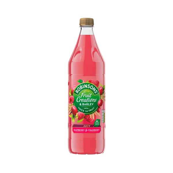 Robinsons Fruit Creations Raspberry & Cranberry Barley Squash 1Ltr