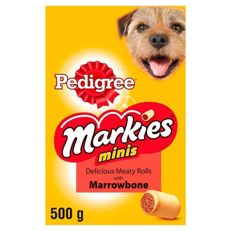 Pedigree Markies Biscuits Mini Dog Treats 500g