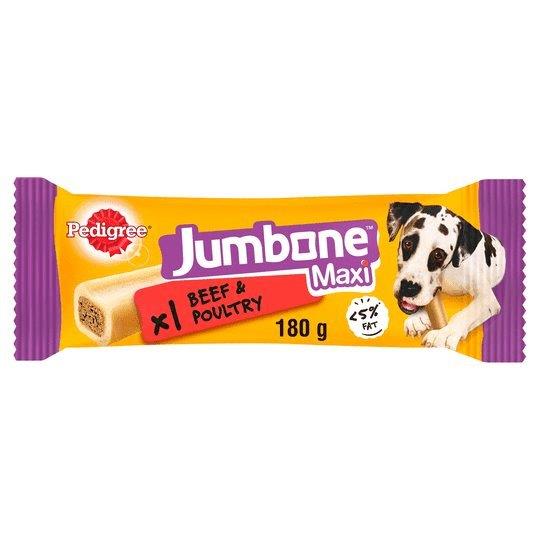 Pedigree Jumbone Large Dog Treat With Beef & Poultry 1 Chew 180g