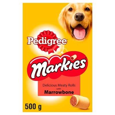 Pedigree Markies Biscuits Dog Treats with Marrowbone 500g