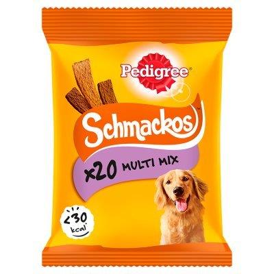 Pedigree Schmackos Dog Treats Meat Variety 20 Stick 144g