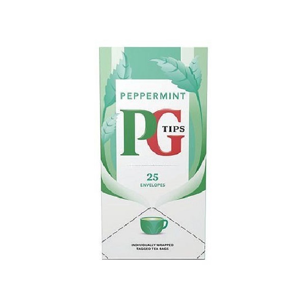 PG Tips Peppermint Envelope Tea Bags 25s 28g