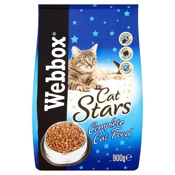 Webbox Cat Stars Dry Food 900g