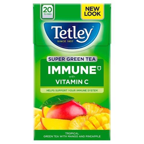 Tetley Super Green Immune Mango Pineapple 20s