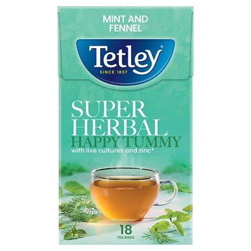 Tetley Super Herbal Mint & Fennel 18s 32.5g