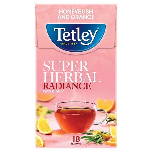 Tetley Super Herbal Radiance Honeybush & Orange 18s 32.5g