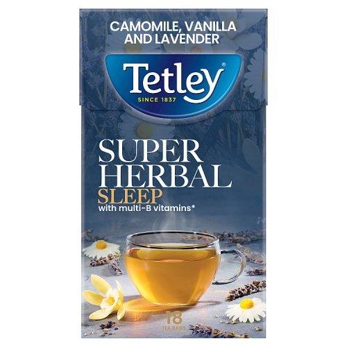 Tetley Super Herbal Sleep Camomile Lavender 18s 27g