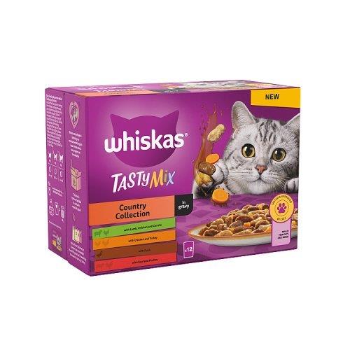 Whiskas 1+ Cat Pouches Tasty Country Collection (12 x 85g) 1.02kg