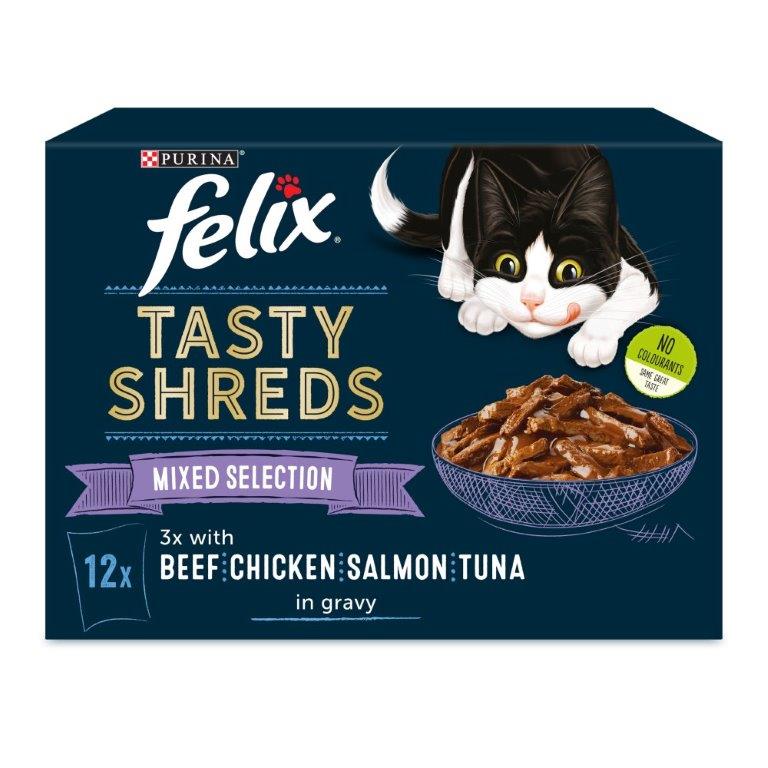 DUNIYA | Felix Tasty Shreds Mixed Selection Gravy (12 x 80g) Thumbnail