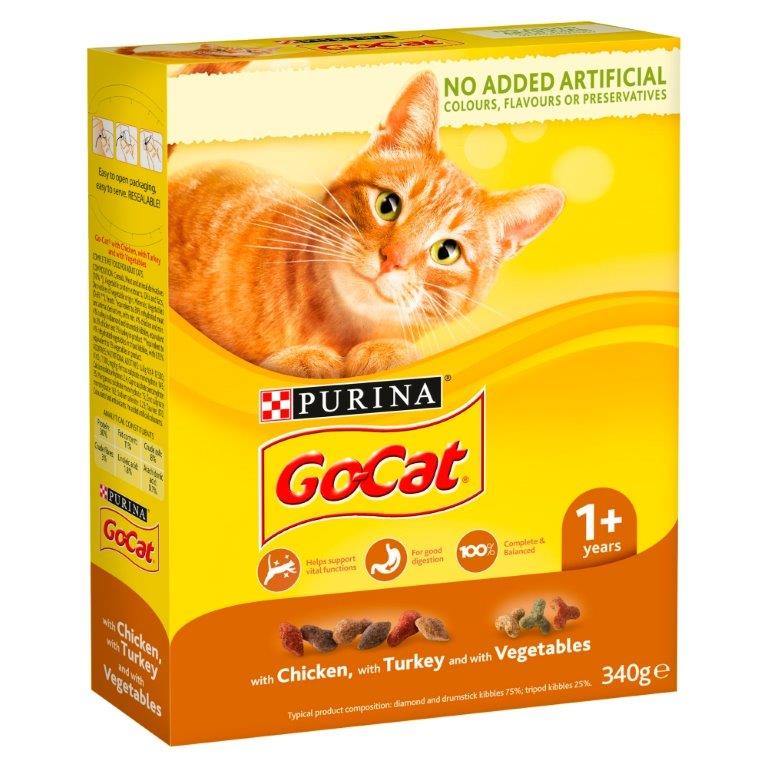 Go-Cat Turkey & Chicken & Vegetable 320g 