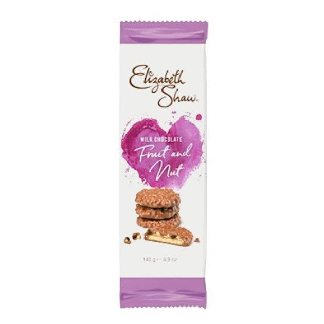 Elizabeth Shaw Milk Chocolate Fruit & Nut Biscuits 140g