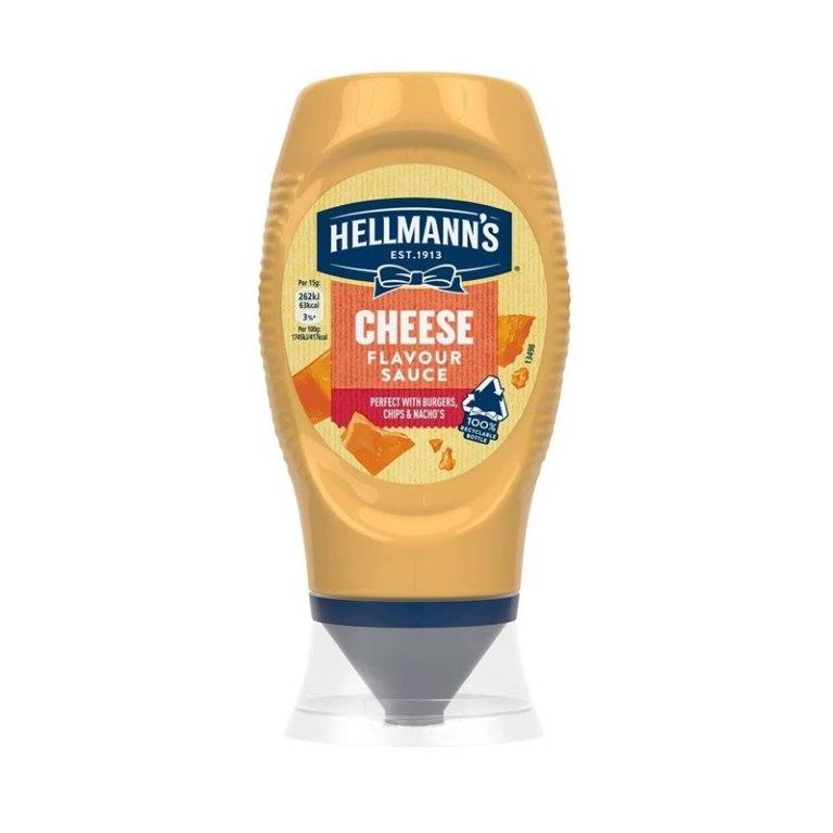 Hellmanns Cheddar Sqzy 250ml