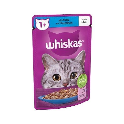 Whiskas 1+ Cat Pouches Tuna in Jelly 85g