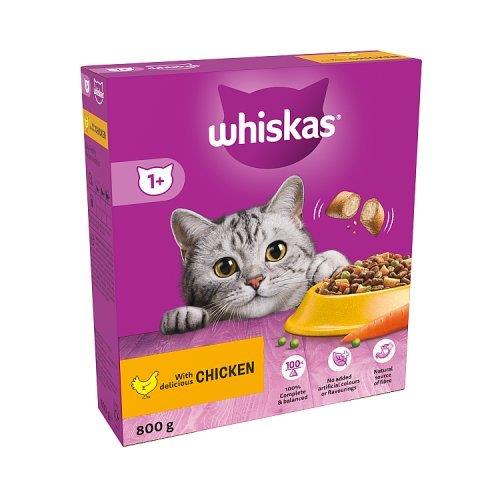 Whiskas 1+ Cat Complete Dry with Chicken 800g