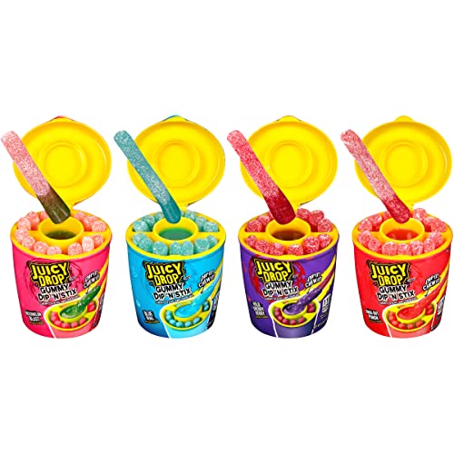 Bazooka Juicy Drop Gummy Dip N Stix 95g