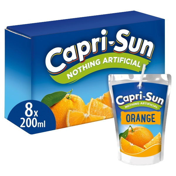 Capri Sun Orange 8pk (8 x 200ml)