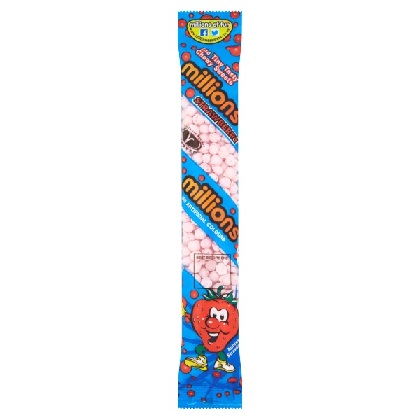 Millions Tubes Strawberry 55g