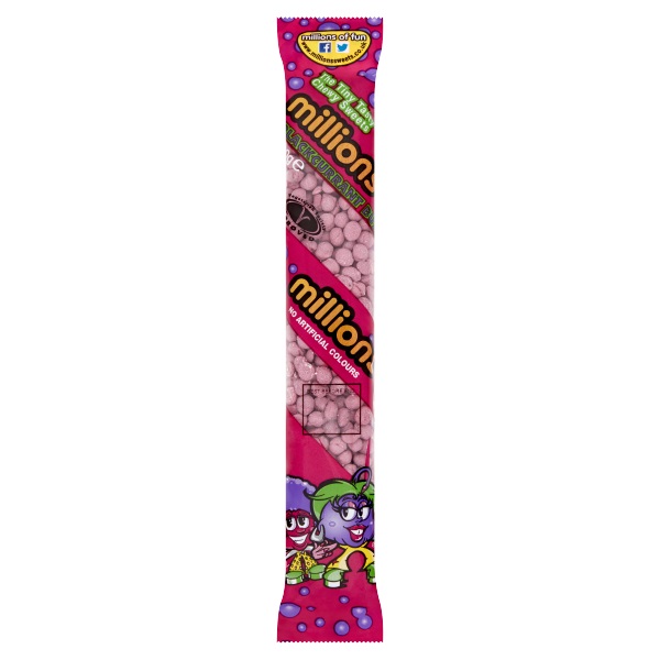 Millions Tubes Blackcurrant Buzz 55g