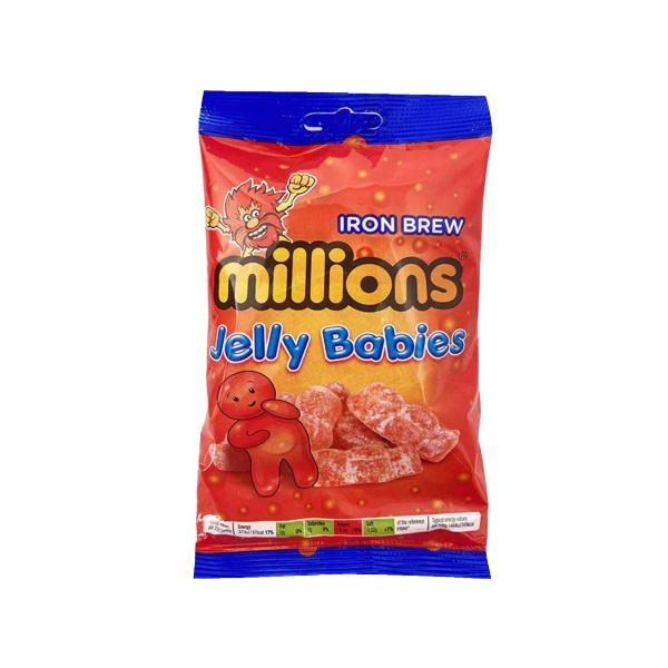 Millions Iron Brew Jelly Babies 180g