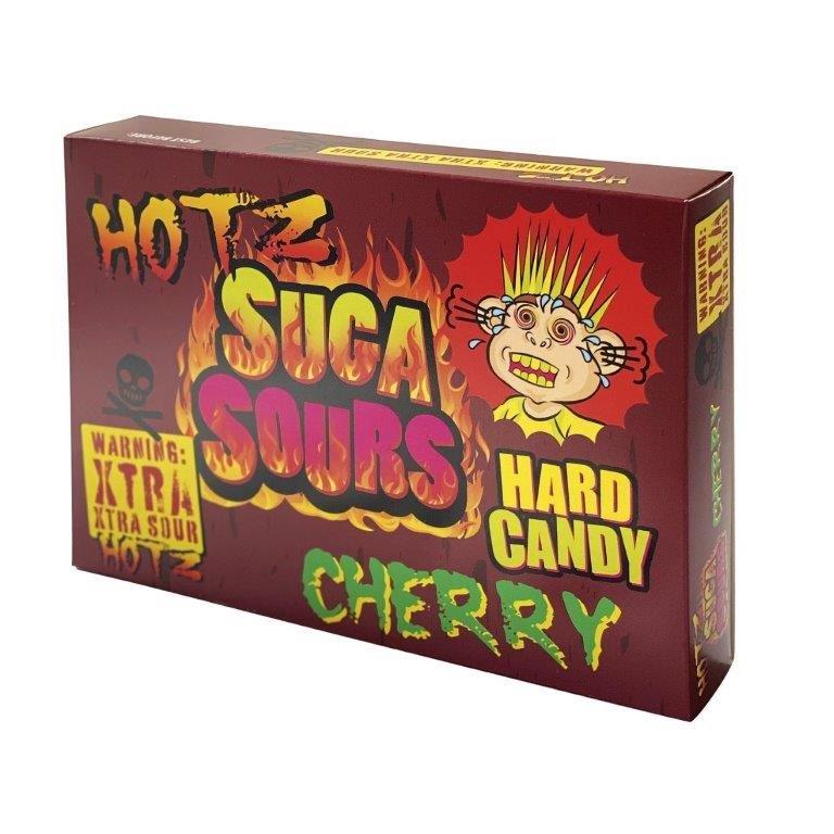 DUNIYA | Suga Sours Hotz Cherry Flavour Candy 100g Thumbnail