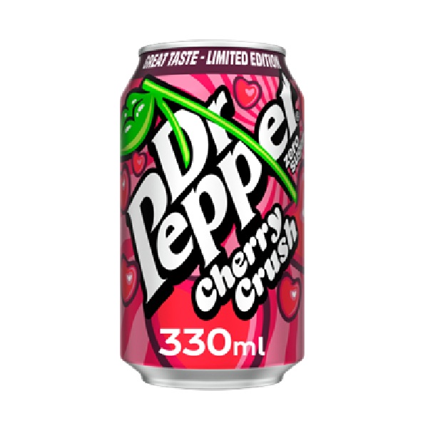 Dr Pepper Zero Cherry Crush 330ml Ltd NEW