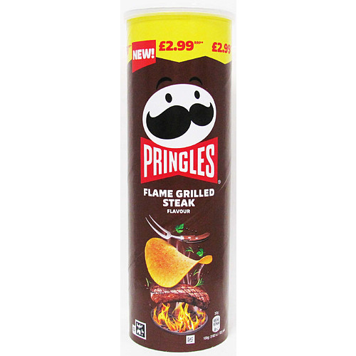 Pringles Flame Grilled Steak 165g PM £2.99 NEW