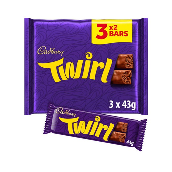 Cadbury Twirl 3pk (3 x 43g)