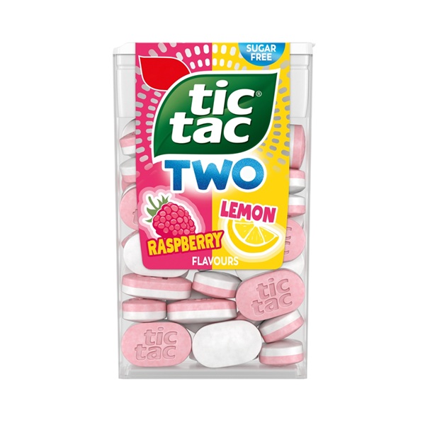 DUNIYA | Tic Tac Two Raspberry & Lemon Sugar Free 38.5g Thumbnail