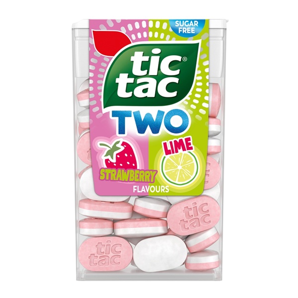 Tic Tac Two Strawberry & Lime Sugar Free 38.5g