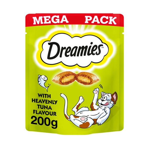 Dreamies Cat Treats & Tuna Flavour Mega Pack 200g