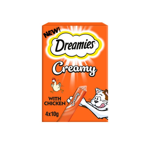 Dreamies Creamy Cat Treats & Chicken 40g