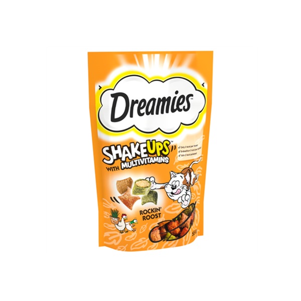 Dreamies Shakeups Rockin Roost Cat Treats 55g