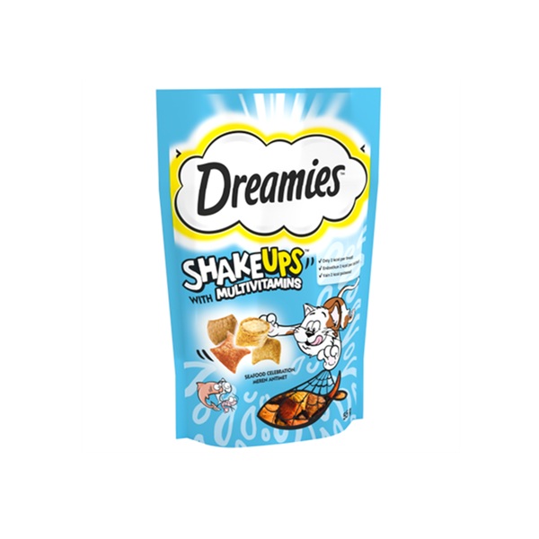 Dreamies Shakeups Seafood Celebrations Cat Treats 55g