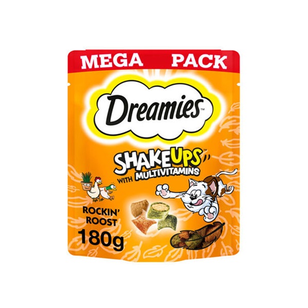 Dreamies Shakeups Rockin Roost Cat Treats 180g