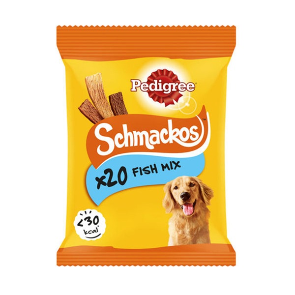 Pedigree Schmackos Dog Treats & Fish 20 Stick 144g