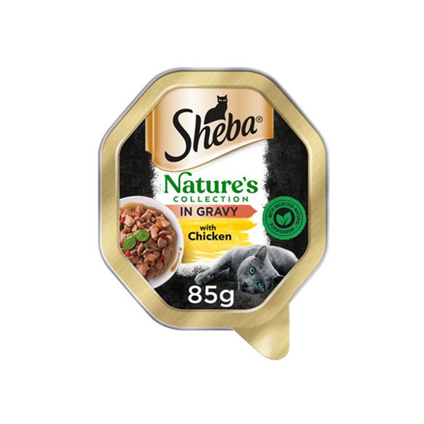 Sheba Natures Collection Cat Tray Chicken & Red Pepper In Jelly 85g