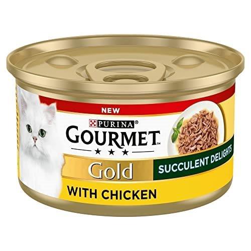 Gourmet Gold Succulent Delights Chicken Wet Cat Food 85g