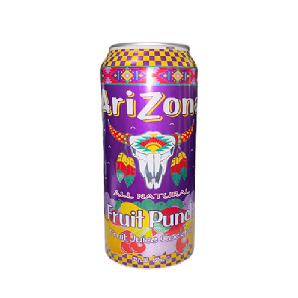 AriZona Can Fruit Punch Juice 500ml