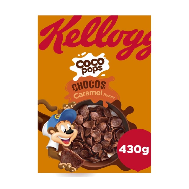 Kelloggs Coco Pops Chocos Caramel 430g NEW