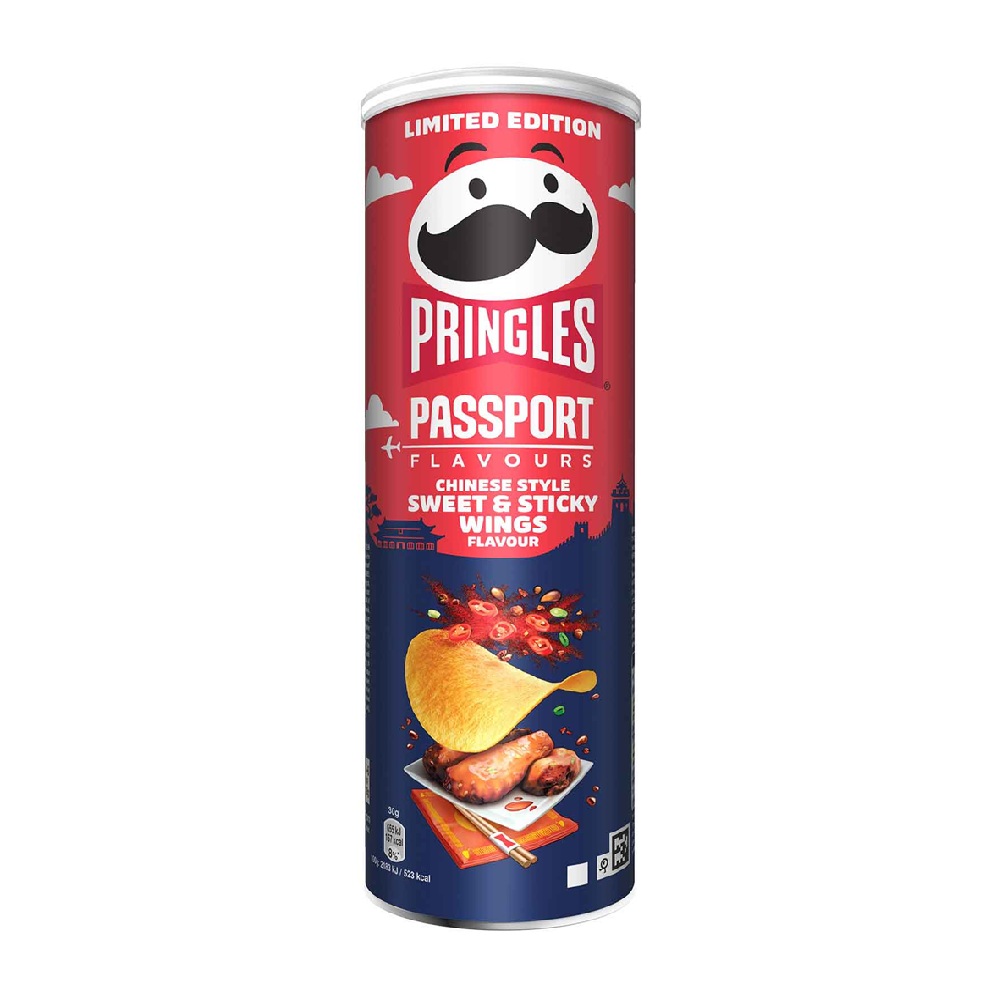 DUNIYA | Pringles Passport Chinese Style Sweet & Sticky Wings 165g NEW Thumbnail