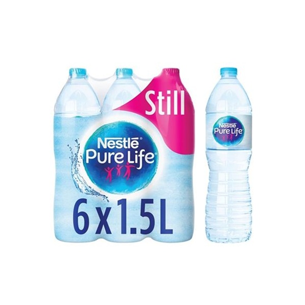 Nestle Pure Life Water (6 x 1.5Ltr)