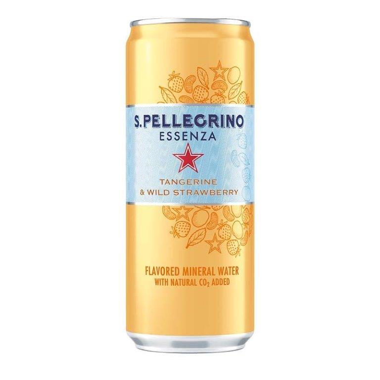 San Pellegrino Essenza Tangerine & Strawberry 6pk (6 x 330ml)