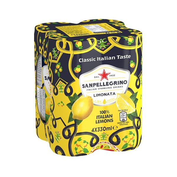 DUNIYA | San Pellegrino Limonata 4pk (4 x 330ml) Thumbnail