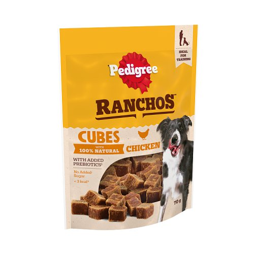 Pedigree Ranchos Reward Cube Treat Chicken 70g