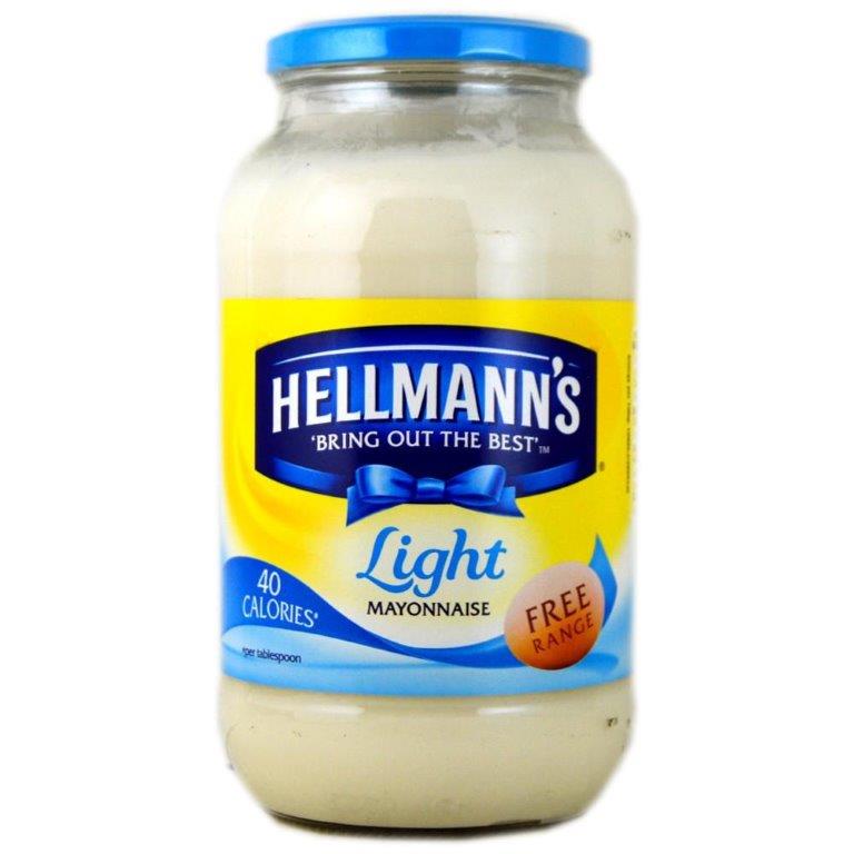 Hellmanns Mayo Jar Light 800g