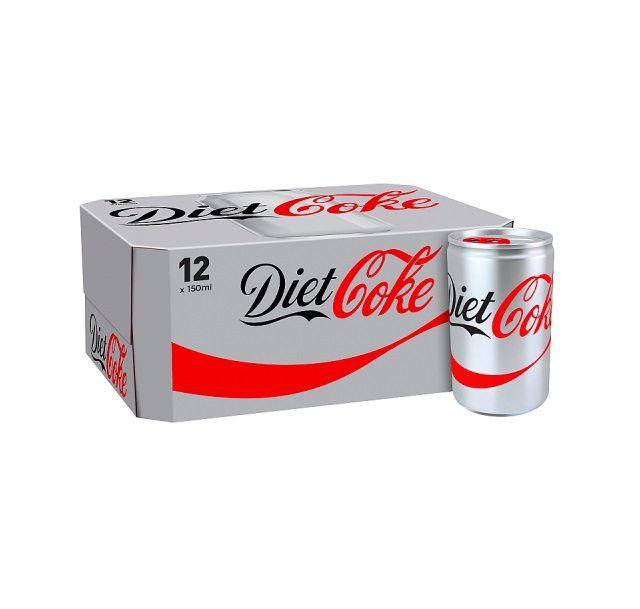 Diet Coke 12pk (12 x 150ml) (HS)