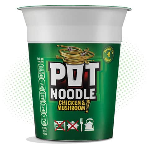 DUNIYA | Pot Noodle Chicken & Mushroom 90g (HS) Thumbnail