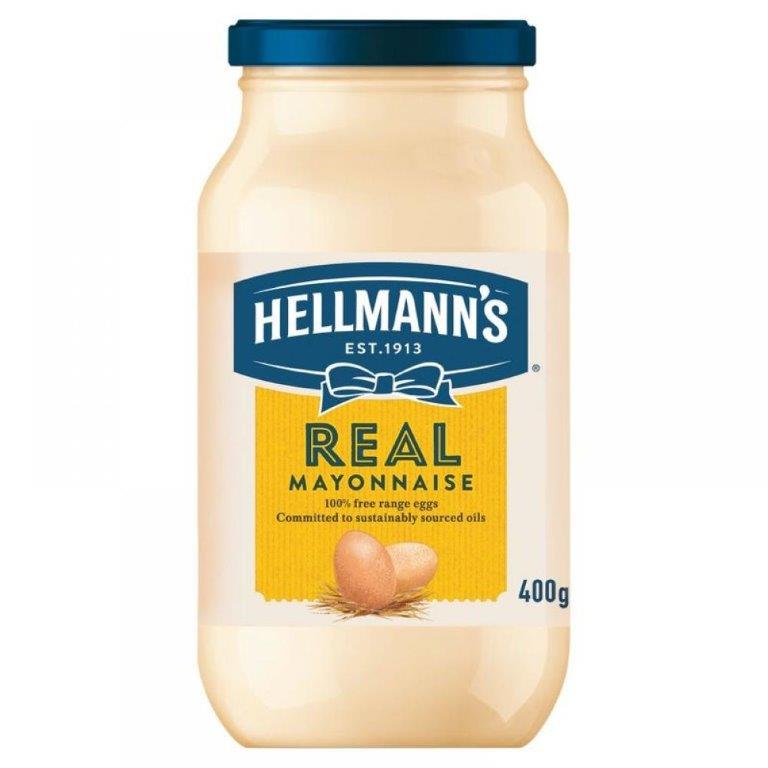 Hellmanns Mayo Jar Real 400g (HS)