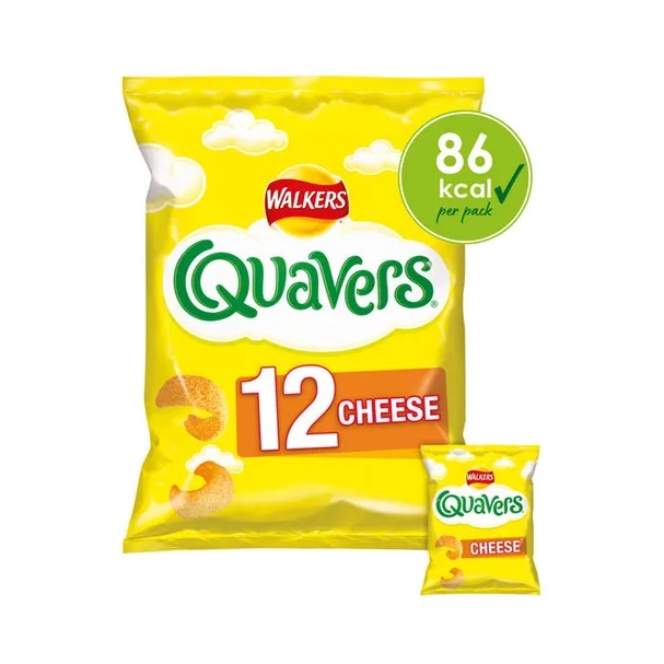 Walkers Quavers Cheese 12pk (12 x 16g) (HS)